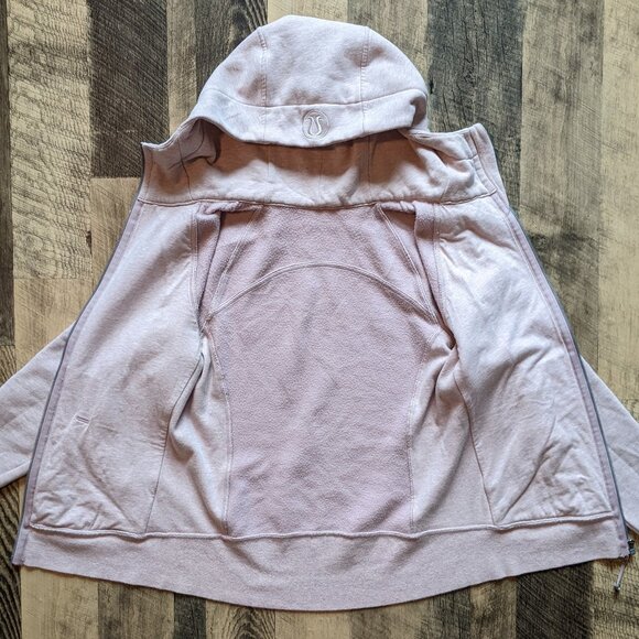 Lululemon Scuba Hoodie Cotton Fleece 8 Pink - Picture 3 of 8